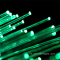pmma extremo resplandor de cable de fibra óptica